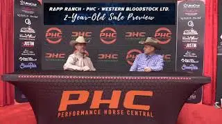 Rapp Ranch & Performance Horse Central Western Bloodstock 2021 NCHA Sale Preview