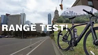 Ebike Range Test on the Rize Fixie (City Riding in Toronto)