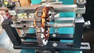 Running Coil winding part E/ Part 2 / celling fan Stator Winding  #coil #winding #ceiling #fan 