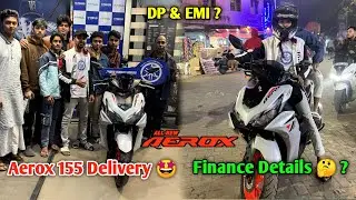 Yamaha Aerox 155 Taking Delivery 😍 || Aerox 155 New Model Delivery ☺️