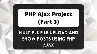 OOP PHP AJAX PROJECT FOR BEGINNERS IN HINDI AND URDU -  LECTURE 3 - Front End Design -PHP LOGICS