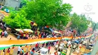 World longest flag march in Bokaro steel city (Jharkhand)(World record)on 15th August celebrations😲