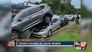 Rain, wet roadways cause more car accidents annually than other weather condition, statistics show