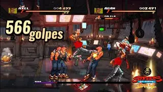 Streets of Rage 4/ Coop/ Mania/ Full combo est&aacute;gio 3 Adam sor1 x2 (Lionheart86 e Kikinho RPG)!