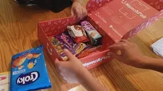 Eating Snacks From Around The World With My Family (Munchpak Opening)