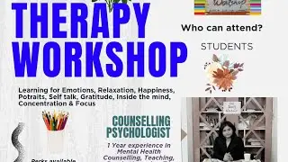 Glimpses | Art Therapy Workshop | Self Expression Releasing of emotions | Shalvi Singh