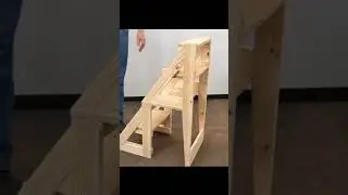 Multipurpose Wooden Folding Chair/Ladder