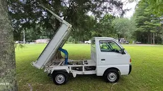 SOLD 1998 Suzuki Carry dump 4x4 ,axle lock, AC ,5 speed manual with Extra low gear.