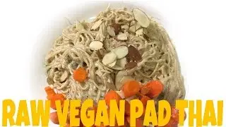 Raw Vegan Pad Thai | Sesame Ginger Sauce Recipe