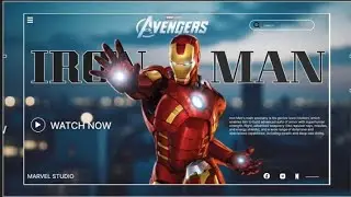 Web Design Goals: Iron Man Page with Epic Animations! ✨ #longvideo 