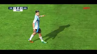 Chile Vs Argentina (fifa 16 mod dfl)