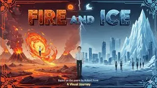 Fire and Ice poem class 10 English Cbse First Flight by Robert Frost animated video & poetic devices