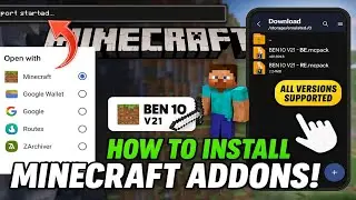 How to apply addon in mcpe 1.21 || How apply mods in minecraft 1.21 in all android ||