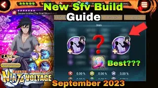 New Sasuke Fv Build/6* Tools + Insane Stats Showcase Live😱 | September 2023 Meta Build☆ | NxB Nv