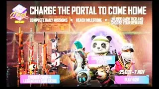 HOW TO CHARGE THE PORTAL TO COME HOME|| CHARGE THE PORTAL TO CLAIM REWARDS|| GARENA FREE FIRE