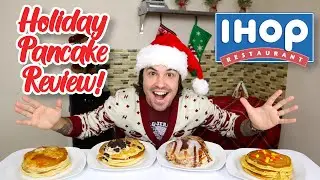 IHOP Holiday Pancakes! Cinn-a-Stacks, Creme Brulee, Pumpkin Spice, & Milk n' Cookies!