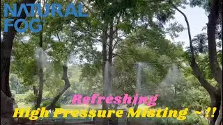 Stay Refreshing Outdoors with Fine Fog Misting ~ !!
