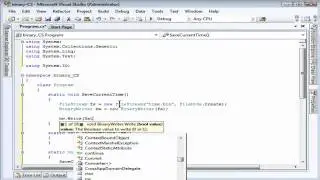 Reading and Writing Binary Files using C#