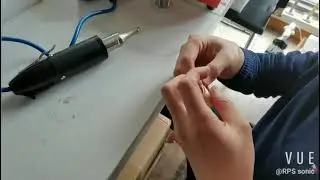 Ultrasonic spot welding polyester ribbon, underwear shoulder strap
