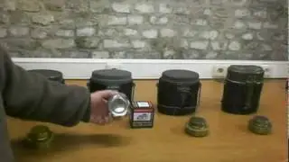 Alcohol burners on a Swedish army stove / SVEA vs Tatonka vs Trangia military burner