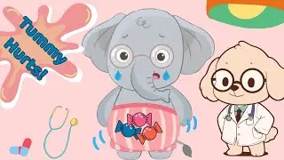 Doctor game for kids | play through | tummy hurts