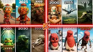 Evolution of Chicleteira Bicicleteira vs Sigma Boy vs Bombombini Gusini  vs Glorbo Fruttodrillo