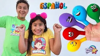 Maria Clara y JP ense&ntilde;an a aprender los colores con Globos M&aacute;gicos