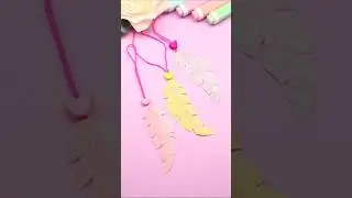 Washi Tape Feathers - DIY Craft &ndash; Very Easy Fun Handmade / Washi Tape Hack #diy #love