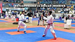 Shivam JHARIYA vs Satyaprakash | Seiko Kai National Karate Championship #karate #fighter #explore