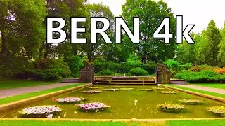 Bern Switzerland 4k | Walktour in Rosen Garden | Ambient ASMR Sounds