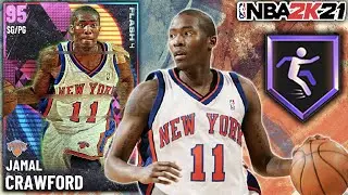 PINK DIAMOND JAMAL CRAWFORD GAMEPLAY! THE MOST FUN CARD TO USE IN NBA 2K21 MyTEAM!
