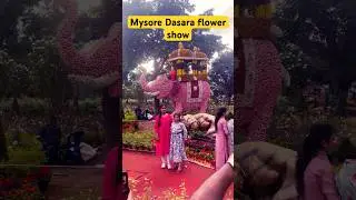 Mysore Dasara flower show 2025 #mysore #dasara #flowershow #mysoredasara2025 #mysorepalace #travel