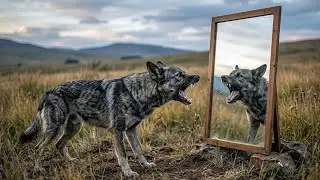 Animals Mirror Reaction | Dog, Cat, Monkey, Goat, Roster Vs Mirror | Animals sounds
