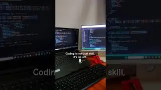 Coding is not just skill, it's an art.