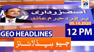 Geo Headlines 12 PM | 5th October 2020