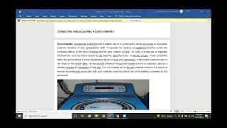 Adjustment and Corrections for Magnetic Compass and Gyro Compass including Deviation Table