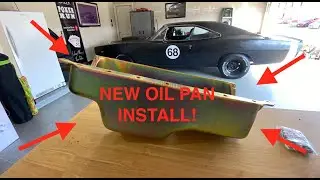 1968 Charger 318 Oil Pan/Mini Starter  Replacement - Episode 17