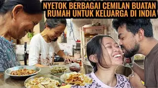 NYETOK BERBAGAI CEMILAN BUATAN RUMAH UNTUK KELUARGA DI INDIA ‼️ KETIKA MANTU INDONESIA LAGI RAJIN