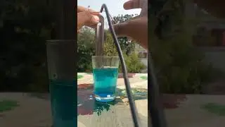 Making Copper ,copper coating stainless steel electroplating experiment#experiment #science #shorts