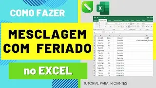 Data Com Feriado Mesclagem do Excel Para o Corel Draw