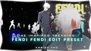 ae inspired fendi edit preset Alight Motion [ Xml + Material ] #alightmotion #animeedits #preset