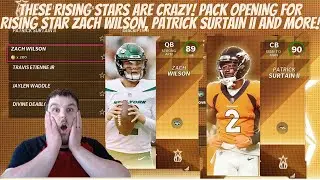 THESE RISING STARS ARE CRAZY! PACK OPENING FOR RISING STAR ZACH WILSON, PATRICK SURTAIN II AND MORE!