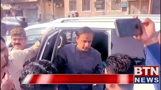 Karachi Mayor Murtaza Wahab laid the foundation of Sparco Road in Kemari.