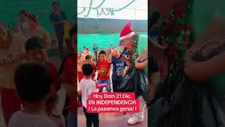 El T&iacute;o Richard celebr&oacute; la navidad con la gente de Independencia