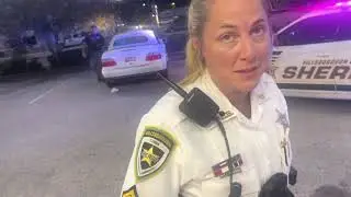 Florida hillsborough county sheriff Dep. Ridgeway ID: 261123 gets triggered over a camera