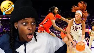 FUNNIEST GAME IVE EVER WATCHED! LSU VS AUBURN WOMENS BASKETBALL! (REACTION)