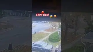 Car crash because STOP signs don&rsquo;t really mean stop LOL 🛑🚙💥 #crash