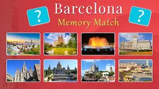 Unlock the beauty of Barcelona while playing and training your memory