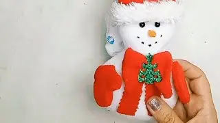 Adorno navideño 🎄🎅❤️ lindo muñeco de nieve 🎅⛄🎅⛄🎅