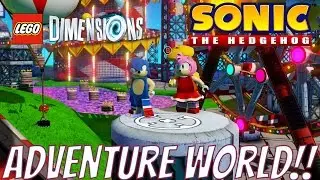 LEGO Dimensions Sonic The Hedgehog Adventure World Gameplay